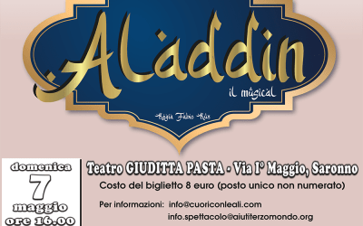 Aladdin – Il musical: il 7 maggio torniamo al teatro di Saronno!